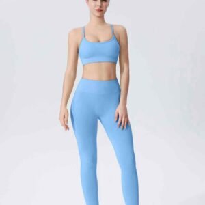 pantalon de yoga gris chiné RUXI nr919