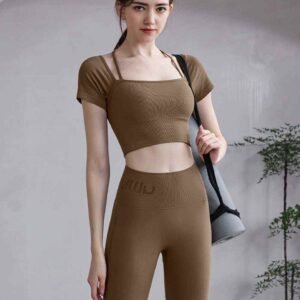 short de sport avec doublure de compression