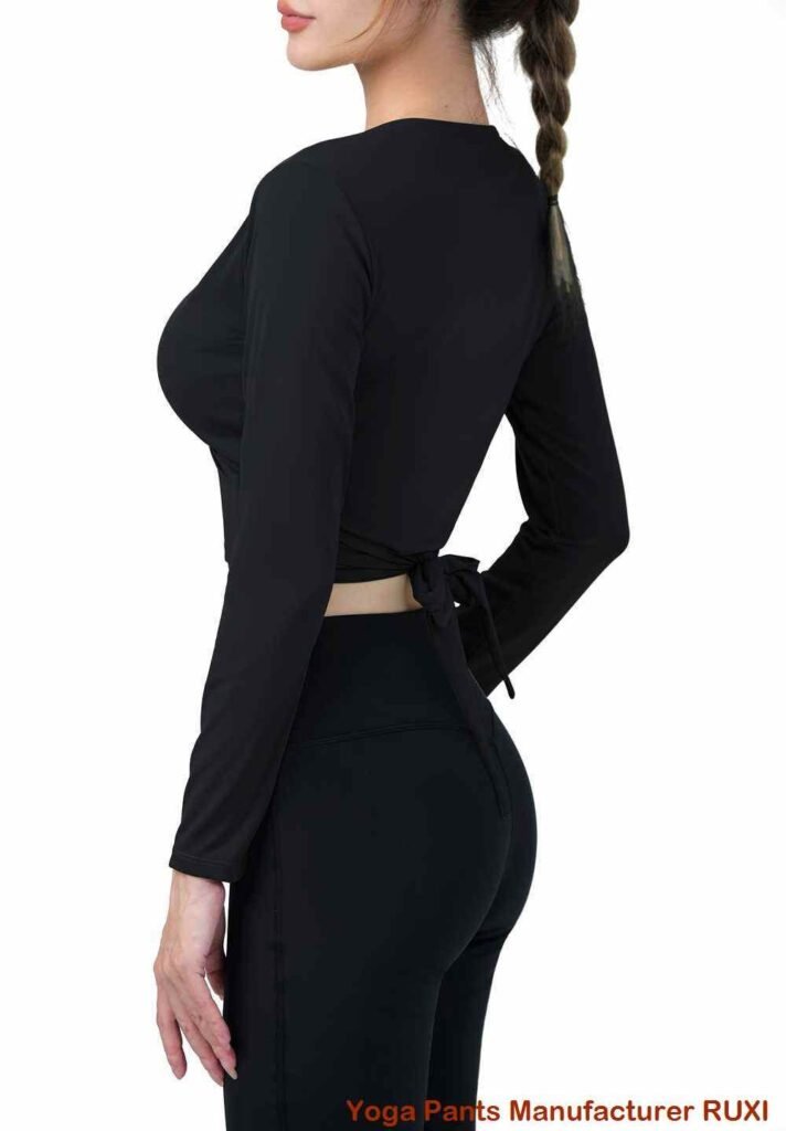 short d'entraînement noir pour femme RUXI