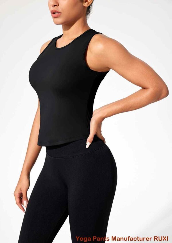 meilleurs leggings noirs avec poches RUXI