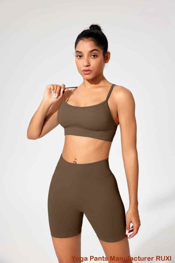 short de sport marron RUXI nr1833
