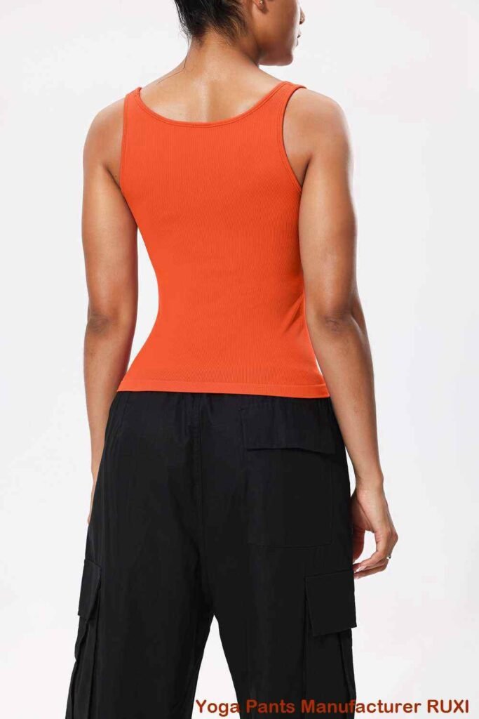short de yoga taille haute noir RUXI nr3619